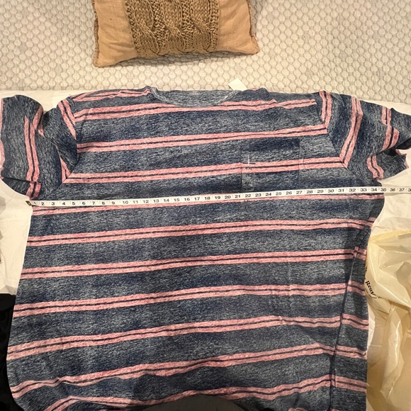 New DXL Harbor Bay Stripe Pocket T-Shirt - Picture 5 of 6